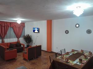 TV a/nebo společenská místnost v ubytování SANPE Apartment