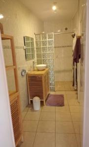 Koupelna v ubytování Au dormeur du Val d'Authie