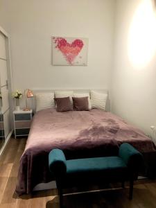 Posteľ alebo postele v izbe v ubytovaní Danube Residence