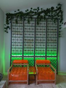 Postel nebo postele na pokoji v ubytování PHOENIX maison d'hôtes & SPA