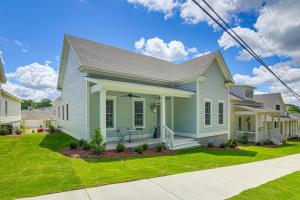 a house with a green house at Newly Built Oxford Home Less Than 2 Mi to Ole Miss! in Oxford
