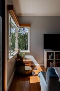 Posezení v ubytování Hillside Retreat in Hobart + 42 fotografií