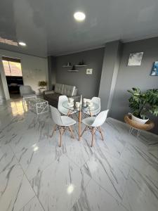 Posezení v ubytování Axé Shelter