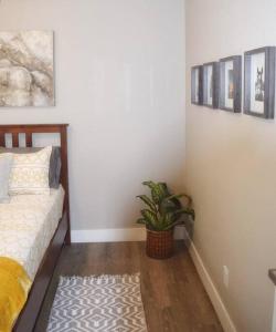 Ένα ή περισσότερα κρεβάτια σε δωμάτιο στο Cozy 3 bedroom in Westminster