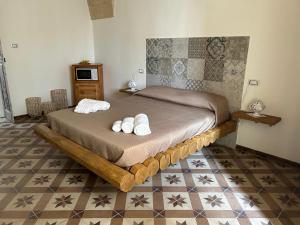 Кровать или кровати в номере La casa di Patty
