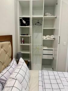Postel nebo postele na pokoji v ubytování Piso 21, Vista Privilegiada, Forum Molas