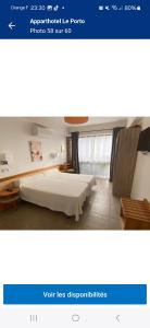 Postel nebo postele na pokoji v ubytování Entre montagne et mer