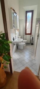 Koupelna v ubytování Villino al mare