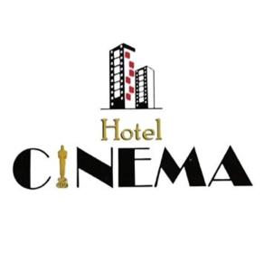 ein Logo für ein Hotel ck amaan in der Unterkunft Hotel Cinema in Bucaramanga