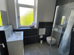 Ένα μπάνιο στο Cosy Apartment Kempen +4 φωτογραφίες