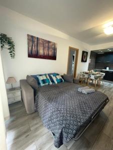 Postel nebo postele na pokoji v ubytování Apartamento Sofia Los Cristianos