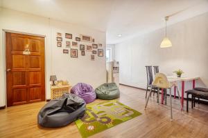 Posezení v ubytování Snooze Hotel