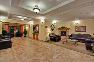 Posezení v ubytování Holiday Inn Express Airdrie by IHG + 22 fotografií