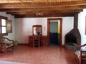 Posezení v ubytování Hotel Cabañas Chalamu