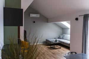 Posezení v ubytování Apartments Muller