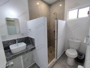 Koupelna v ubytování Casa Cosmos 'Alberca Privada'