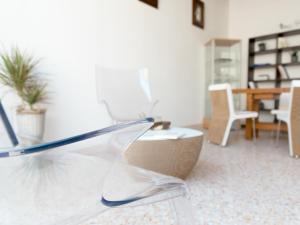 Posezení v ubytování Residence Le Bugne