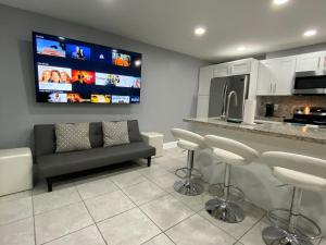 Dapur atau dapur kecil di Executive Luxury Suite