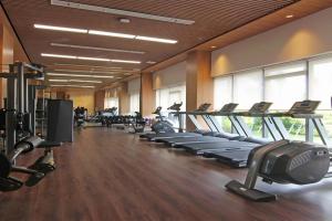 Γυμναστήριο ή/και όργανα γυμναστικής στο Calma Studio I @Skyhouse Apartment