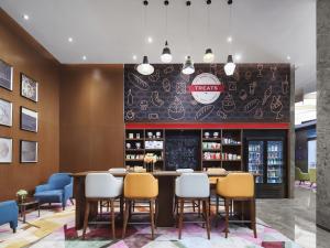 Istumisnurk majutusasutuses Hampton by Hilton Shenzhen Longhua Qinghu