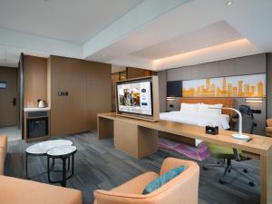 Istumisnurk majutusasutuses Hampton by Hilton Shenzhen Longhua Qinghu