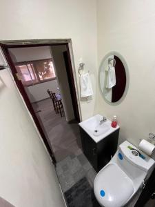 Vonios kambarys apgyvendinimo įstaigoje Apartamento Venecia 4-B