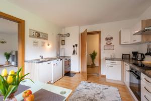 A kitchen or kitchenette at Bauernhof Unterstegen