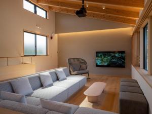Posezení v ubytování Rakuten STAY Izumo