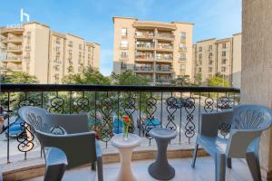 Balkón nebo terasa v ubytování Host Prime Apartment In Rehab City 2