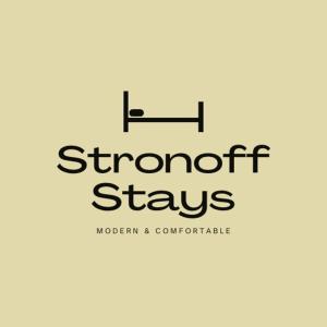 a logo for a structural stays modern and comfortable at Stronoff Stays in Lobamba