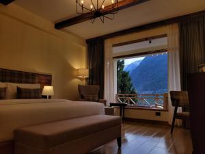 Nespecifikovaný výhled na hory nebo výhled na hory při pohledu z bed and breakfast