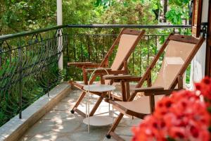 Balkón nebo terasa v ubytování nárciso, elegant living