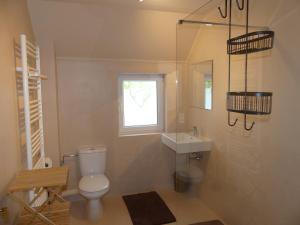 Salle de bains dans l'établissement Coeur de Loup