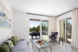 Posezení v ubytování Wellness Villas, Kastellos