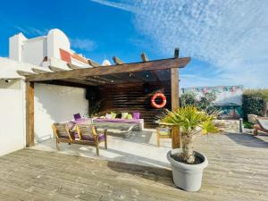 Balkón nebo terasa v ubytování Alex Surf Hostel