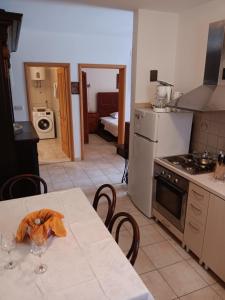 Kuchyň nebo kuchyňský kout v ubytování Guest House Lucijo