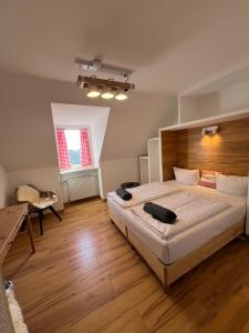 Postel nebo postele na pokoji v ubytování Runas Hotel
