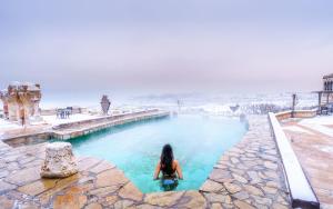 The swimming pool at or close to MUSEUM HOTEL - Relais & Châteaux