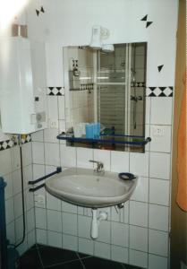 Koupelna v ubytování Ferienhäuser CASA Am Baybachtal