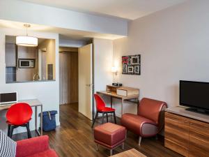 TV a/nebo společenská místnost v ubytování Aparthotel Adagio Liverpool City Centre