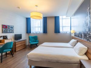 TV a/nebo společenská místnost v ubytování Aparthotel Adagio Liverpool City Centre