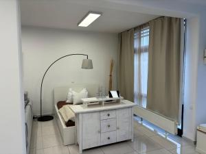 Koupelna v ubytování Stadtsuite mit Sauna in Wiener Neustadt 135 m2