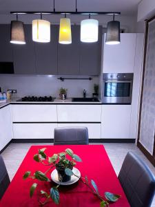 Cuisine ou kitchenette dans l'établissement Guest House Isabel Pinto