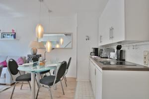 Küche/Küchenzeile in der Unterkunft Haus Adria Haus Adria Appartement 29