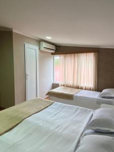 um quarto com 2 camas e uma janela em Hotel Doko em Martvili