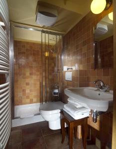 Koupelna v ubytování Hotel Pod Jasany