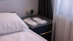 Postel nebo postele na pokoji v ubytování Global Termal Hotel