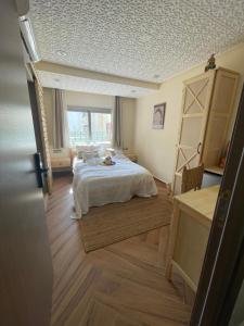 Voodi või voodid majutusasutuse ANNI Guesthouse Hostel toas