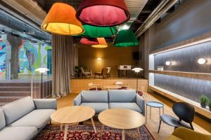 Posezení v ubytování Self check-in coliving Vilnius