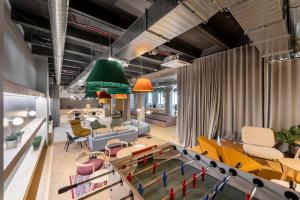 Posezení v ubytování Self check-in coliving Vilnius